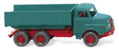 WIK064502 - Camion benne MAN de couleur bleu et rouge