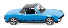 WIK079207 - Voiture coupé de couleur Bleu clair - PORSCHE 914
