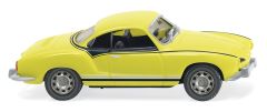 WIK080509 - Voiture coupé Volkswagen Karmann Ghia de couleurs noire et jaune