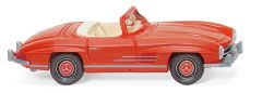 WIK083408 - Voiture cabriolet de couleur rouge - MERCEDES 300 SL