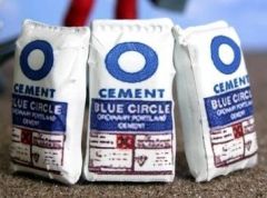 WM004 - Lot de 3 sacs en miniature  de ciment