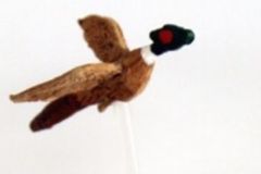 WMA19C - Faisan  position de vol - En Miniature