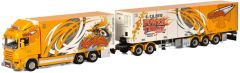 WSI01-1025 - Camion 6x2 porteur frigo SCANIA R5 Highline et combi remorque frigo avec dolly 2 essieux aux couleurs RISTIMAA WASP