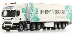 WSI01-1207 - Camion 6x2 SCANIA R Topline avec semi réfrigérante Thermoking 3 essieux aux couleurs du transporteur THERMO TRANSIT