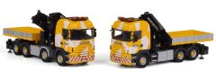 WSI01-1422 - Ensemble de 2 camions SCANIA R Highline équipés de grues PALFINGER aux couleurs KELLER & HESS