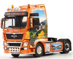 WSI01-1581 - Camion 4x2 solo MAN V8 TGX XXL aux couleurs BLUM INDIAN