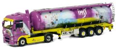 WSI01-1730 - Camion 4x2 MAN TGX XXL avec semi citerne alimentaire aux couleurs MELMER
