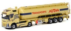 WSI01-1781 - Camion 4x2 VOLVO FH4 Globetrotter avec semi silo aux couleurs transports AUTAA