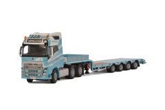 WSI01-1797 - Camion 6x4 VOLVO FH4 GL et plateau aux couleurs de l'entreprise CEPELLUDU