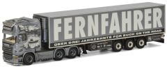 WSI01-1875 - Camion 6x2 SCANIA R6 Topline avec semi réfrigérante 3 essieux aux couleurs FERNFAHRER