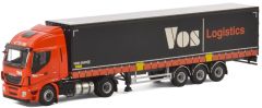 WSI01-1891 - Camion 4x2 IVECO Sralis Hi-Way avec semi 3 essieux aux couleurs des transports Vos Logistique