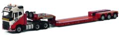 WSI01-1996 - Camion 6x4 VOLVO FH4 Globetrotter avec semi porte engins Nooteboom aux couleurs SITCA