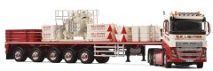 WSI01-2026 - Camion VOLVO FH4 6x4 société SE Levage avec semi 5 essieux sans chargement