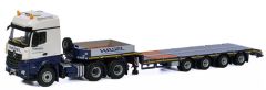 WSI01-2051 - Camion 6x4 MERCEDES Arocs MP4 Big Space et porte engins 4 essieux extensible