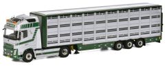 WSI01-2064 - Camion 4x2 VOLVO FH4 Globetrotter XL et semi bétaillère 3 essieux aux couleurs du transporteur KEUS & MOLLINK