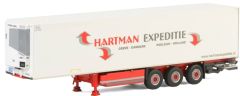 WSI01-2068 - Remorque frigorifique aux couleurs du transportuer HARTMAN EXPEDITIE