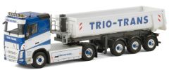 WSI01-2148 - Camion 4x2 Volvo FH4 et semi benne aux couleurs TRIO TRANS