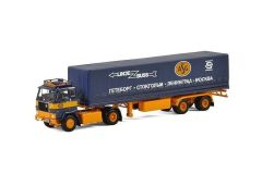 WSI01-2178 - Camion 4x2 VOLVO F88 ASG et remorque 2 essieux aux couleurs du transporteur ASG