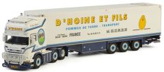 WSI01-2194 - Camion 6x4 SCANIA R Streamline Topline et remorque frigo aux couleurs D 'Hoine et Fils