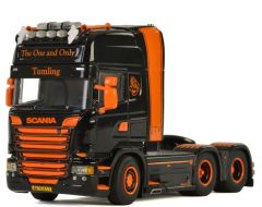 WSI01-2230 - Camion 6x4 solo SCANIA R13 Streamline Topline aux couleurs entreprise JTV Trans APS