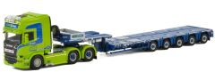 WSI01-2234 - Camion 6x4 SCANIA Streamline Topline et semi 5 essieux NOOTEBOOM surbaissé  aux couleurs de la société NORDI CRANE