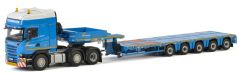 WSI01-2402 - Camion 6x2 SCANIA Streamline Topline avec semi surbaissée aux couleurs Felbemayr