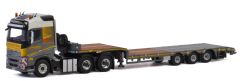 WSI01-2607 - Camion avec porte engin VOLVO FH4GL aux couleurs du transporteurs FRIDERICI