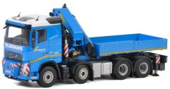 WSI01-2744 - Camion 8x4 porteur VOLVO FH4 Sleeper Cab Felbermayr équipé d'une grue Palfinger PK78002 SH