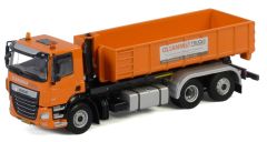 WSI01-2997 - Camion 6x2 DAF CF Day Cab My 2017 porteur avec benne déposable aux couleurs Clannat Trucks