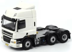 WSI03-1019 - Camion solo 6x2 DAF CF85 Space Cab de couleur blanc