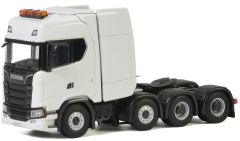 WSI03-2021 - Camion solo 8x4 SCANIA S HIGHLINE de couleur blanc