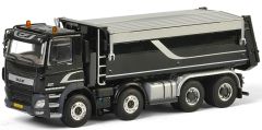 WSI04-2037 - Camion 8x4 DAF CF avec benne de couleur noire