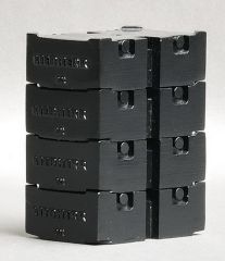 YCC509-3 - Set de 4 Contrepoids 30 tonnes couleur Noir pour gure LIEBHERR LTM 1800 / LG 1550