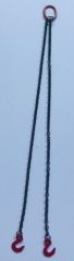YCC310-R - Elingue de levage rouge avec 2 brins de 10cm