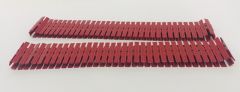 YCC522-2 - Set de 2 chenilles de couleur Rouge pour LIEBHERR LR 1600