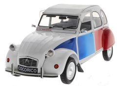 ZMD1200103 - Voiture de couleurs Bleu, blanc et rouge - CITROËN 2CV - Cocorico