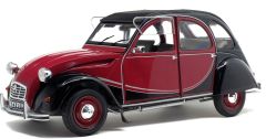ZMD1200101 - Voiture de 1982 couleur Noire et Bordeaux - CITROËN 2CV Charleston
