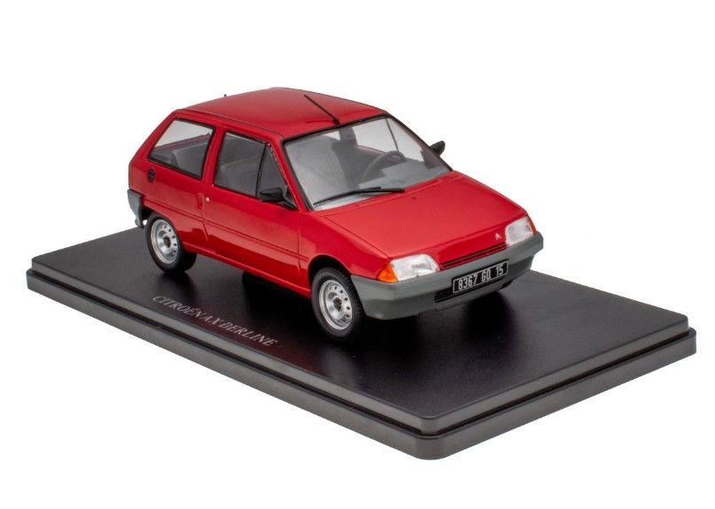Citroën AX Pompiers DUVI – Échelle 1/43, Résine Rouge, 1986, Occasion