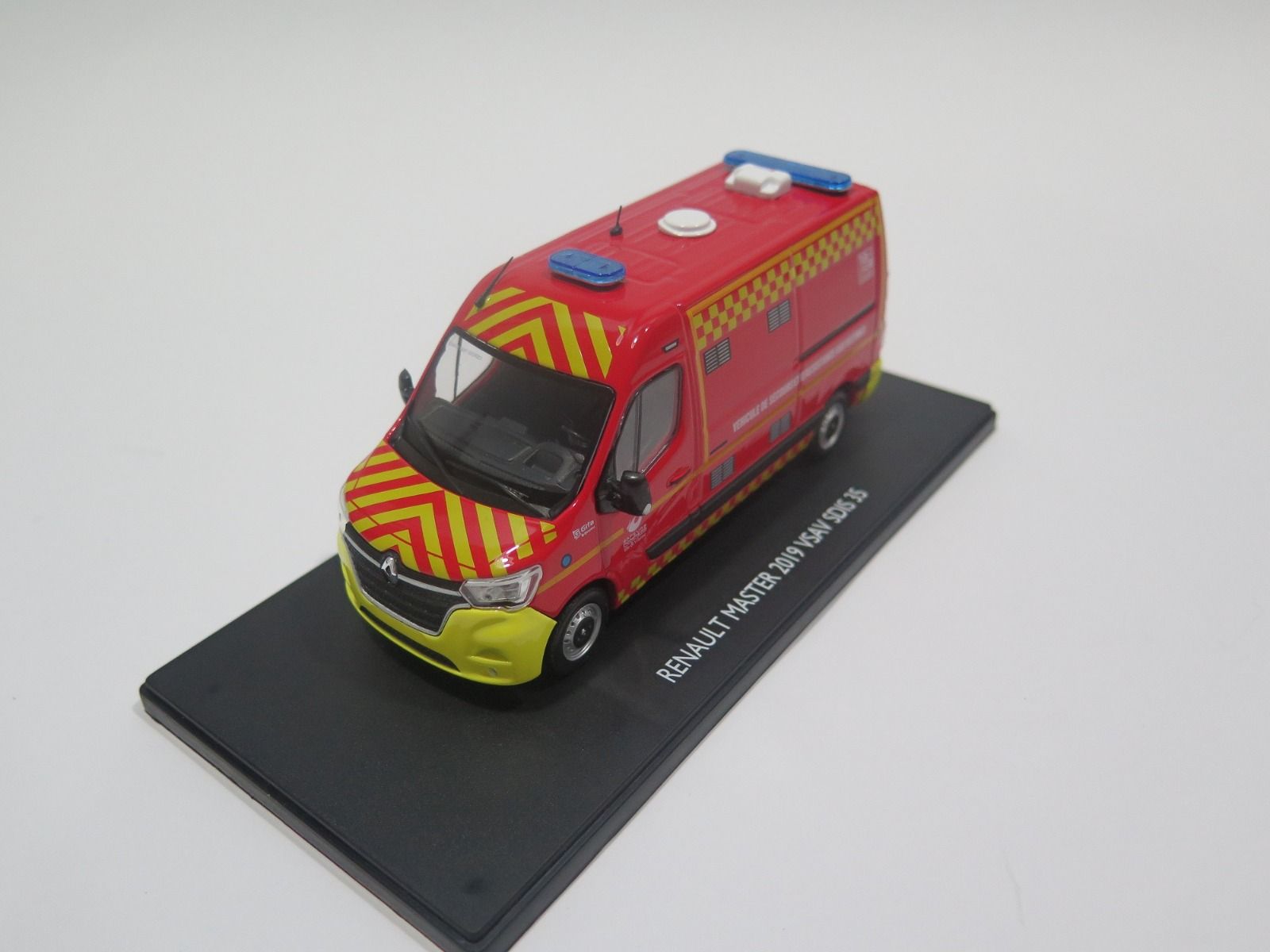 Renault Master 2019 WAS VSAV SDIS 77 (Alerte) 1/43e