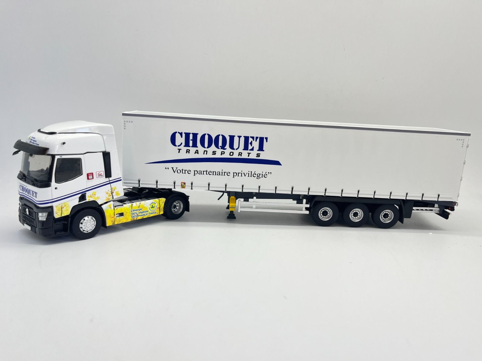 SCANIA S500 SEMI Remorque tautliner TRANSPORTS TRADIS 1/43 ELIGOR