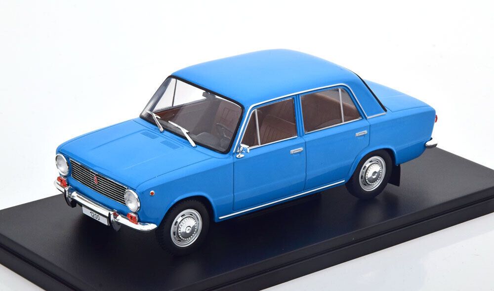 BA3 Lada Autoexport Rallye Service – Miniature 1/43 Bleu Clair (type Lada) En Métal, état Neuf, Boîte D'origine