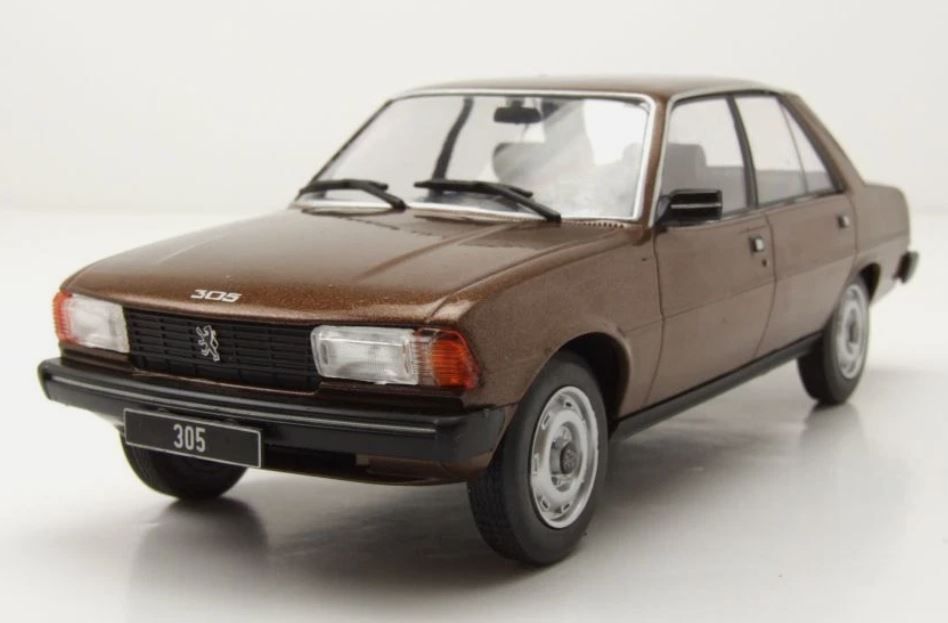 Héco Modelli Resina 1/43 - Peugeot 305 Commerciale Tôlée Blu