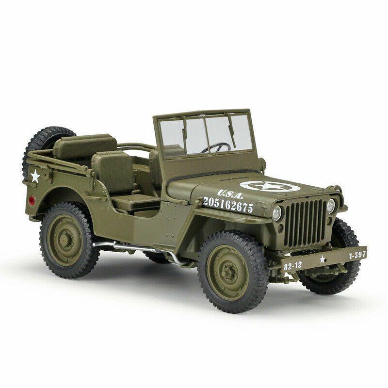 Petite Jeep USA Armée Sep Toy - Soldats Américains, Fabrication Belge - Willy's D'occasion