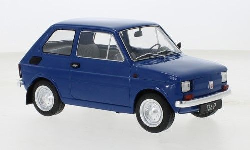 Voiture de 1972 de couleur bleue - FIAT Polski 126p