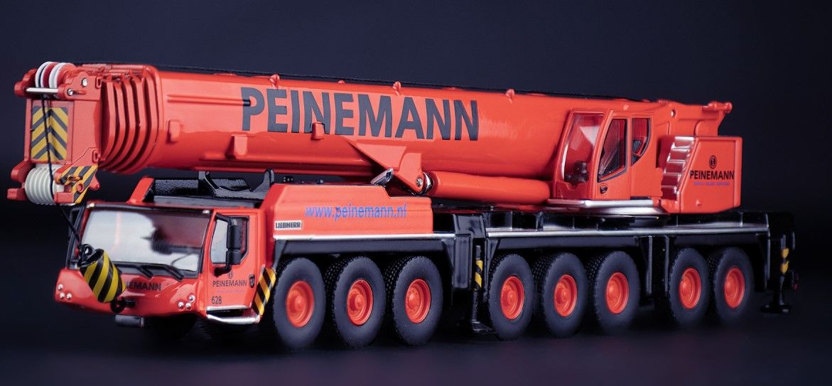 Grue LIEBHERR LTM 1450-8.1 8 Essieux - IMC MODELS - Échelle 1/87 - Jaune - IMC31-0134