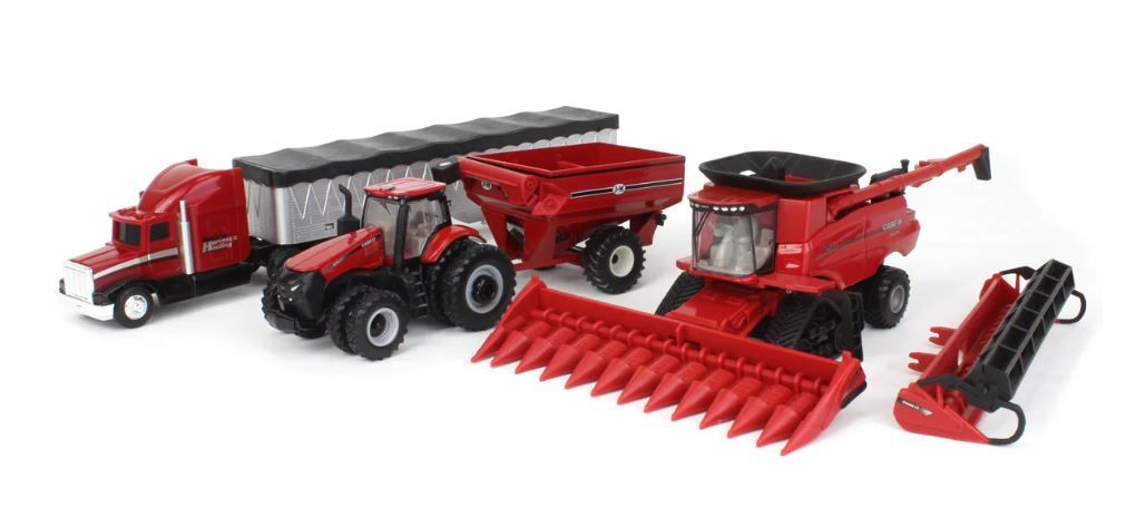VBACALA Tracteur Jouet Avec Remorque Et Moissonneuse-Batteuse - Set Ferme Pour Enfants Dès 3 Ans