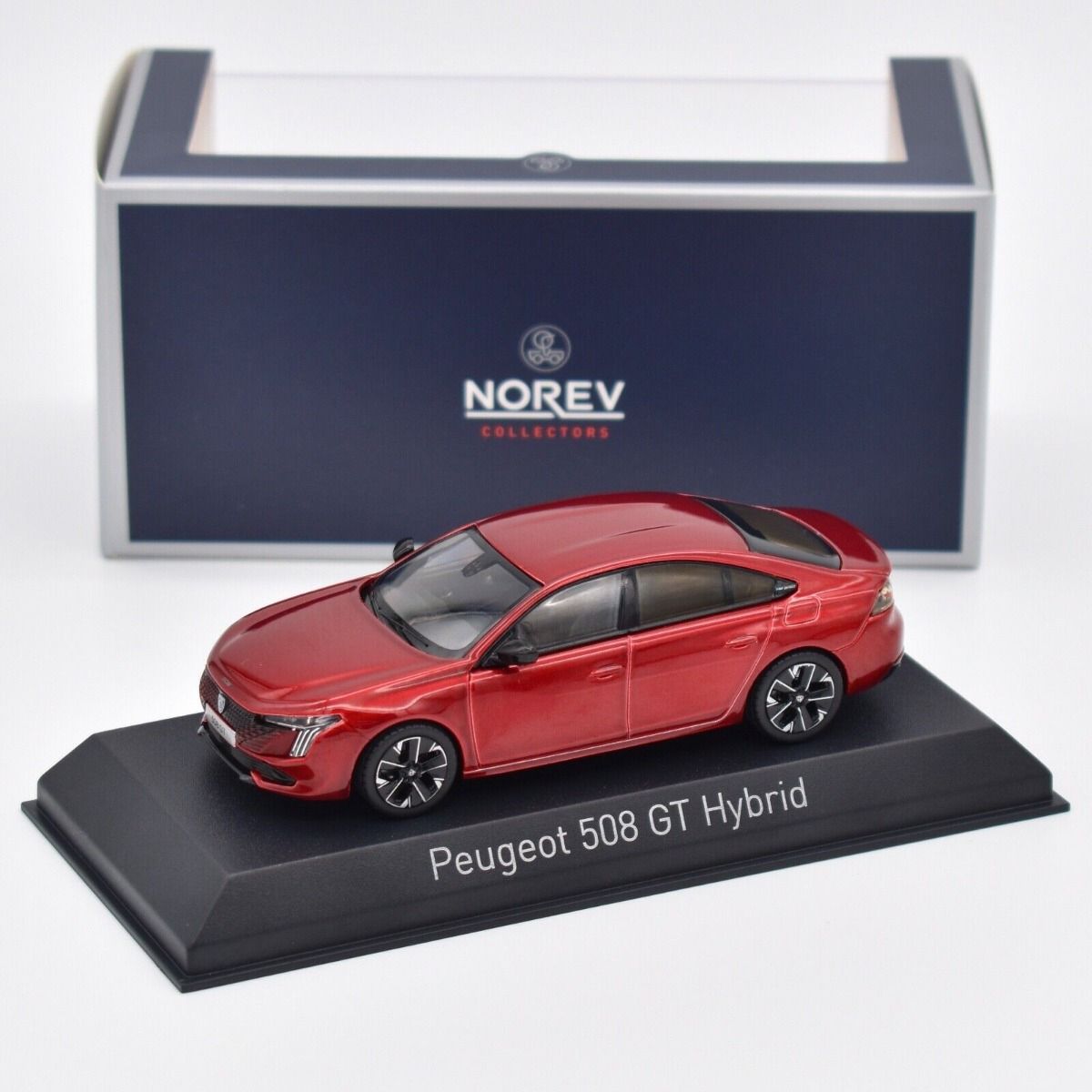 Norev Peugeot 408 GT Hybrid 2023 elixir rouge (474811) au meilleur prix sur