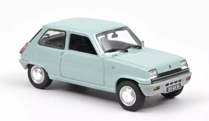Norev Plastigam Série D Réf 178 : Renault 5 TL Vert Clair - échelle 1/43