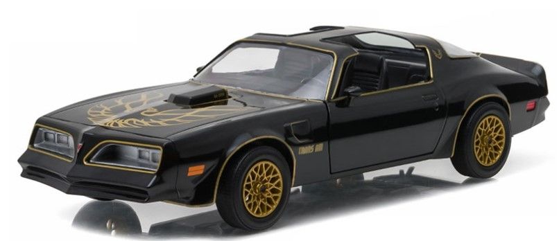GREENLIGHT 1/24 – Pontiac Firebird Trans Am 1977, Noire, Miniature Métal/plastique