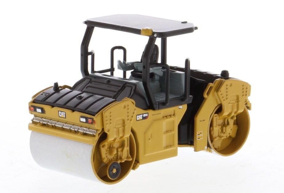 à rouleaux compacteurs en fonte sous pression - Camion jouet pour véhicules d'ingénierie avec raboteuse de route | Modèle créatif de véhicule de construction avec rouleau Compa
